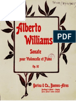 Alberto Williams - Cello Sonata