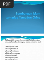 Sumbangan Islam Terhadap Tamadun China PDF