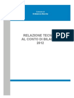 Relazione Tecnica Al Conto Di Bilancio 2012 PDF