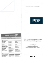 Antonio Negri Political Descartes Reason, Ideology and The Bourgeois Project 2007