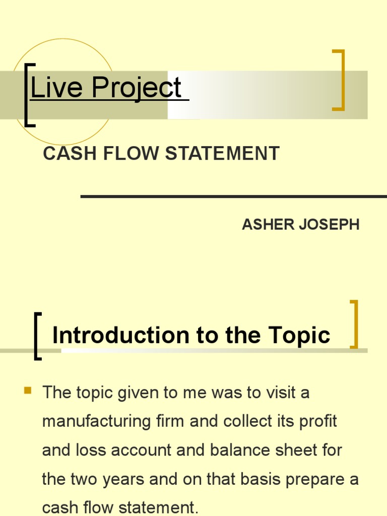 sample of cash flow statement with unrealized forex gain