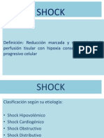 Definición, clasificación y tratamiento del shock
