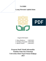Download Hal-Hal Yang Merusak Akidah Islam by Nadzif Khusni SN138542277 doc pdf