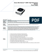 Silencer MK3 1200W SKU Sheet