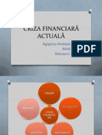 Criza Financiară Actuală