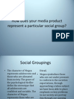 How Does Your Media Product Represent A Particular Social Group?