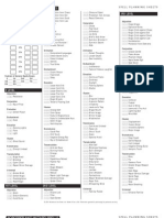 Spell Planning Sheets