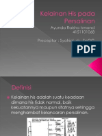 Kelainan His Pada Persalinan