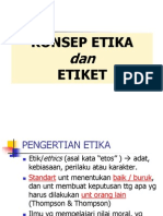 Konsep Dasar Etika Profesi