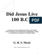 Mead, GRS - Did Jesus Live 100 BC