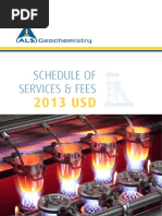 Download ALS Geochemistry Service Schedule 2013 - USD by larv0097 SN138597028 doc pdf