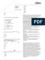 Lista de Exercicios - Matematica - 8 Serie - 1 - Reitor