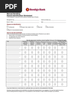 Manual Handling Hazard Identification Worksheet