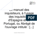 Le Manuel Desinquisiteurs PDF