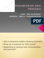 Menumbuhkan Jiwa Pramuka