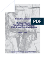 Executive Summary Michigan Hunter Recruitment and Retention Work Group Recommendations