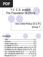 Download One Child Policy by fung sau yi SN13862 doc pdf