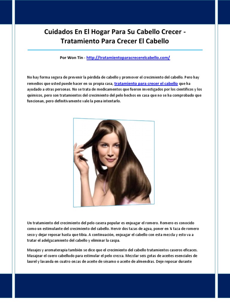 5 Tips Para Hacer Crecer El Pelo Ms Rpido De Forma Natural