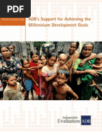 Download ADBs Support for Achieving the Millennium Development Goals by Independent Evaluation at Asian Development Bank SN138620488 doc pdf