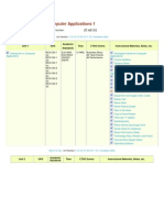 curriculum map for comp apps