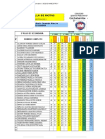 Planilla de Notas Del Primero y Segundo Trimestre