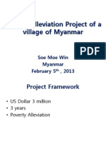 Poverty Relief for Myanmar Village