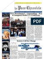 The Pace Chronicle - Volume II, Issue XXII - 4.17.13 Issue