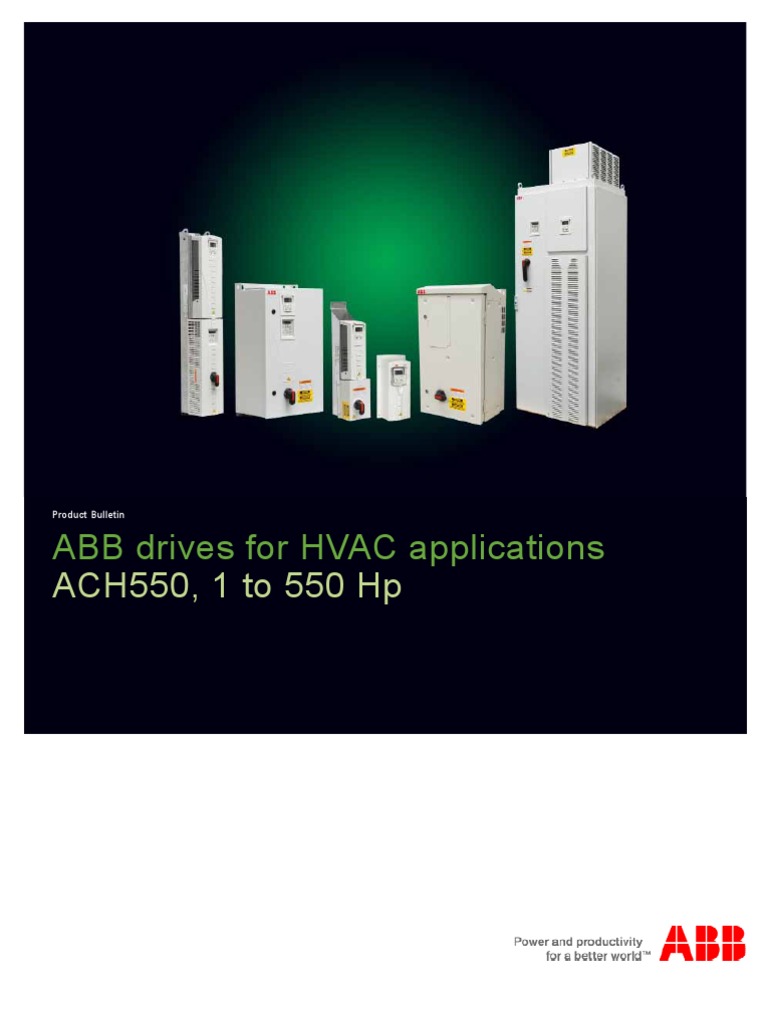 ACH550 HVAC Application | Electromagnetic Interference | Electromagnetic  Compatibility