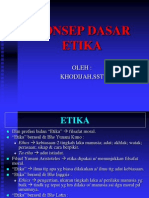 Konsep Dasar Etika