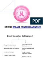 How Is Breast Cancer Diagonised