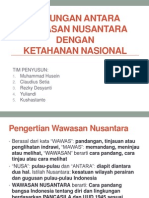 HUBUNGAN ANTARA Wawasan Nusantara Dengan KETAHANAN NASIONAL