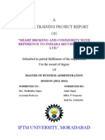 A Summer Training Project Report ON: Iftm University, Moradabad