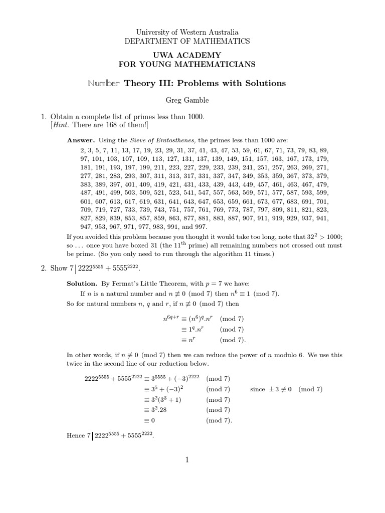 Cracking the code solving problems in number theory and cryptography