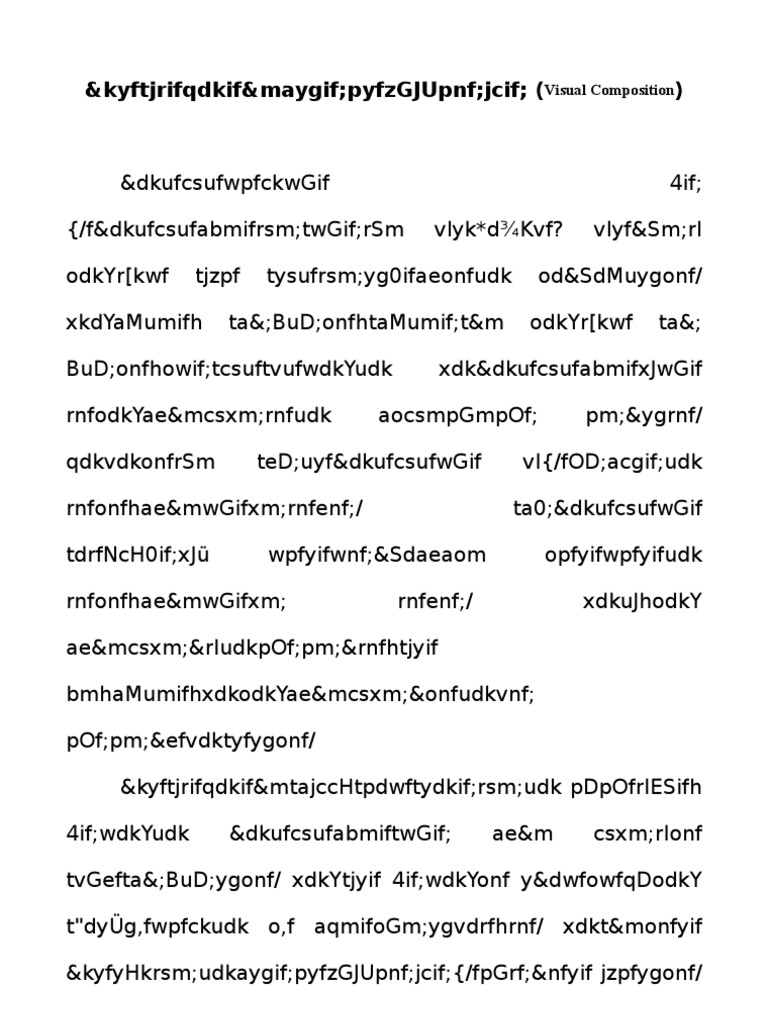 Visual Composition Techniques Guide | PDF