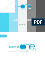 MarketOne 2013年3月マーケットアップデート