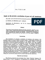 Study of The Protein Constitution of Goat Red Cell Membrane