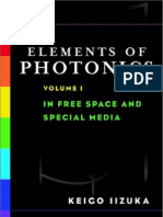 Elements of Photonics Volume 1