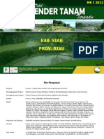 Produksi Padi Siak