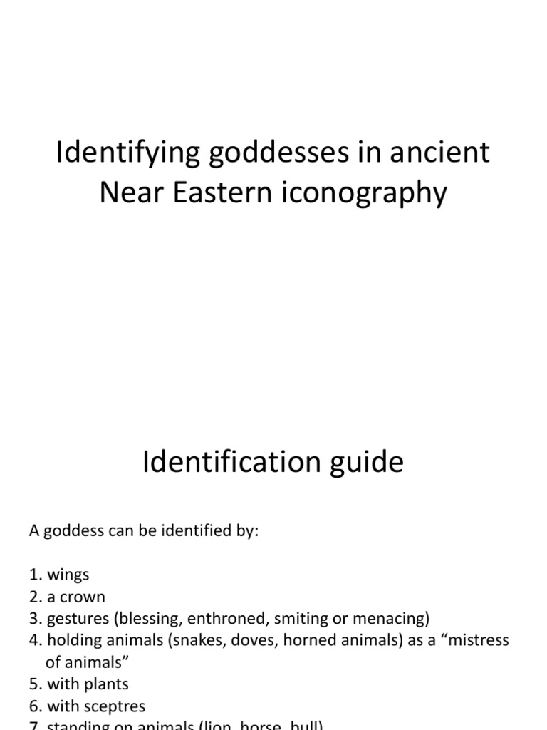 Identifying Near Eastern Goddesses | PDF