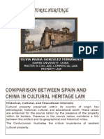 China Property Law. Comparison Between China and Spain Cultural Heritage.