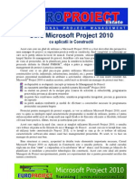 Europroiect Estate - Curs Microsoft Project 2010 Prezentare Site