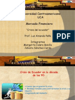Presentacion Mercados Financieros . Ecuador