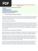 Elementos que caracterizan la idea de democracia en la Carta Democrática Interamericana