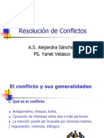 Resolución de Conflictos Yanet