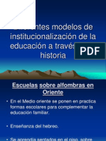 Diferentes Modelos de Institucionalización de La Educacion 2