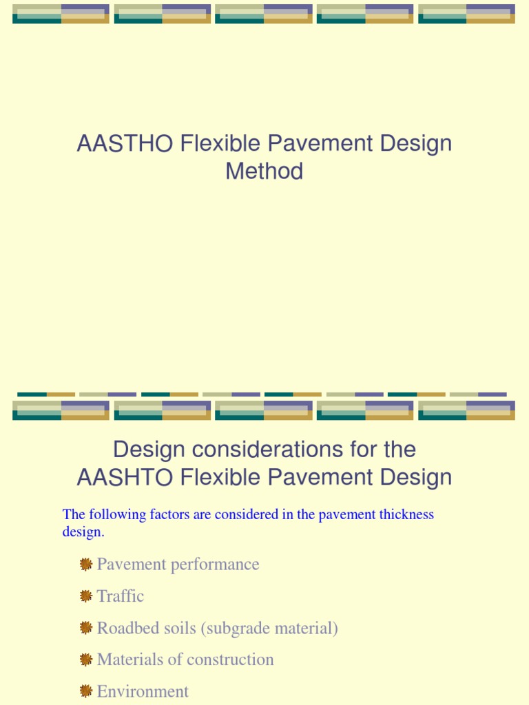 AASHTO Flexible Pavement Design Guide | PDF | Road Surface | Road