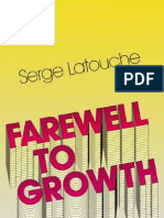 Farewell To Growth - Serge Latouche