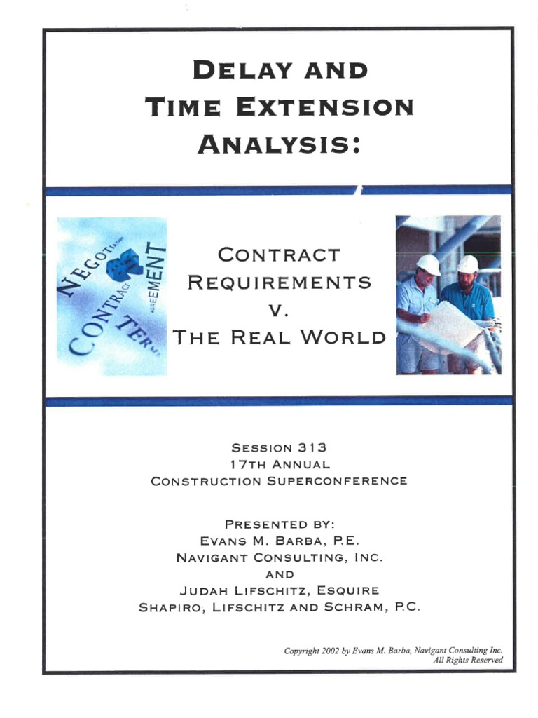 Delay and Time Ext Analysis | PDF