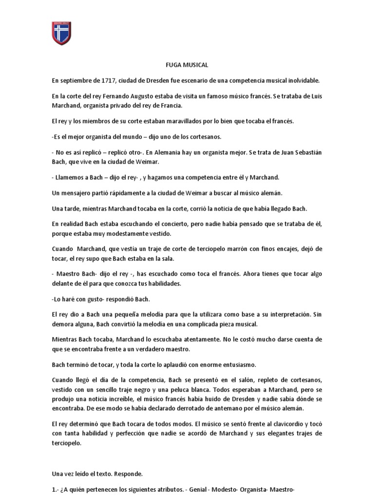 Fuga Musical | PDF