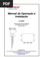 manual chave de nível condutiva capacitiva